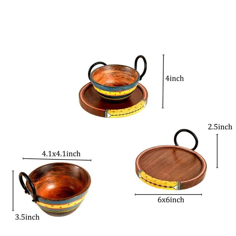 Pitala Wooden Serving Set - Set Of Four media 6