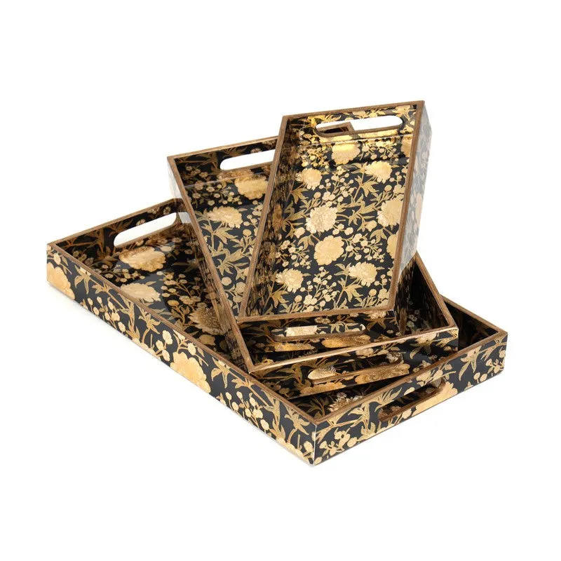 Rowan Handle Serving Tray Set- Ten Piece Set media 8