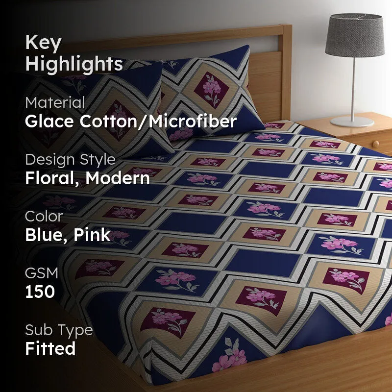 Enid Fitted Microfiber Microfiber Bedsheet - 150 GSM media 2