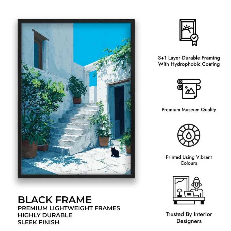 Caelis Canvas Wall Painting With Black Frame media 7