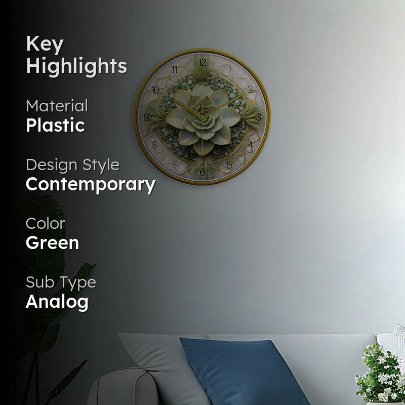 Stem & Second Analog Wall Clock media 2