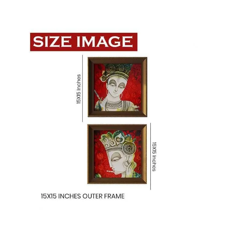Shyam Art Painting - Set Of Two media 7