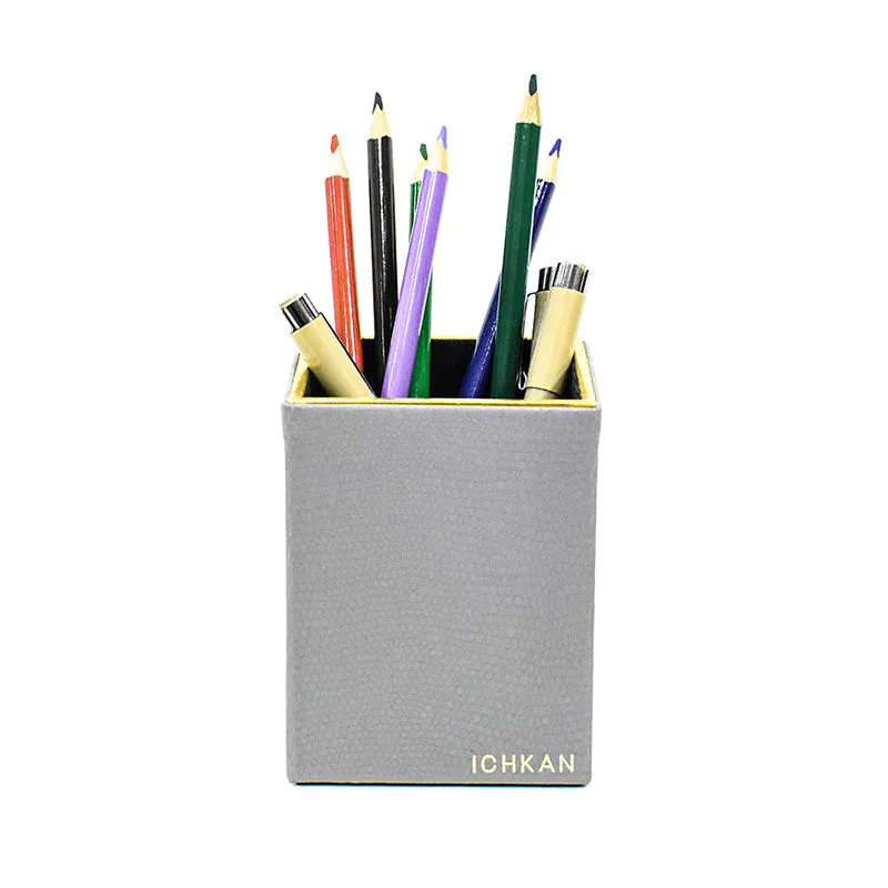Tisquo Faux Leather Pen Stand - Grey media 6