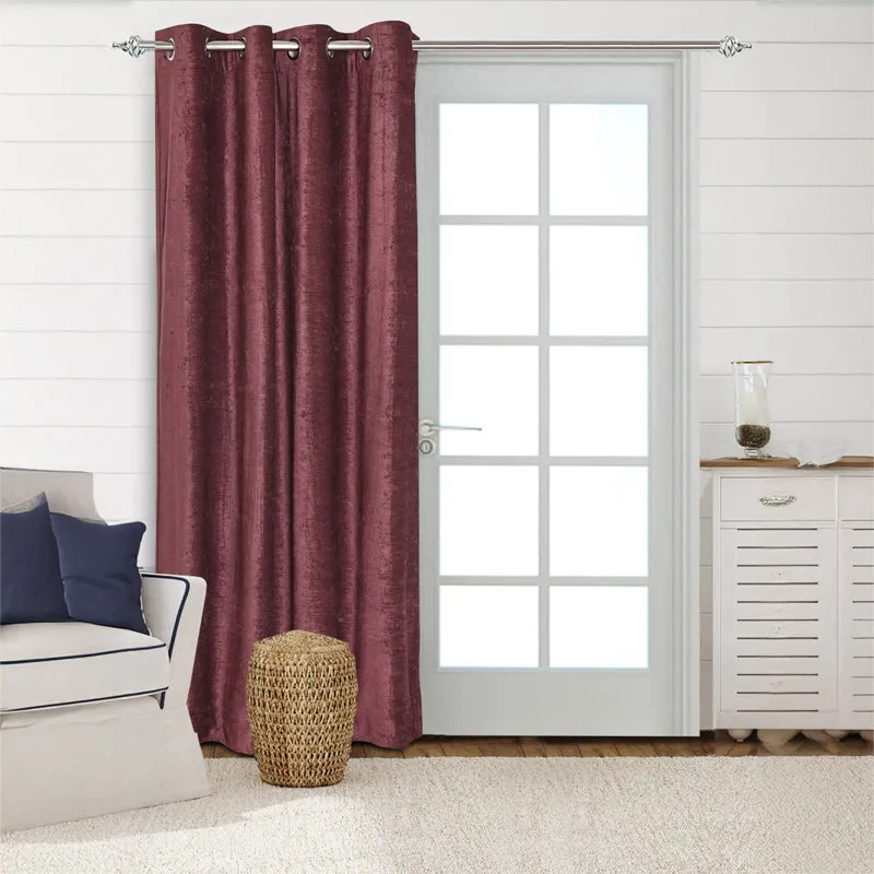 Saral Home Auriels Blackout Curtain - Mauve media 1