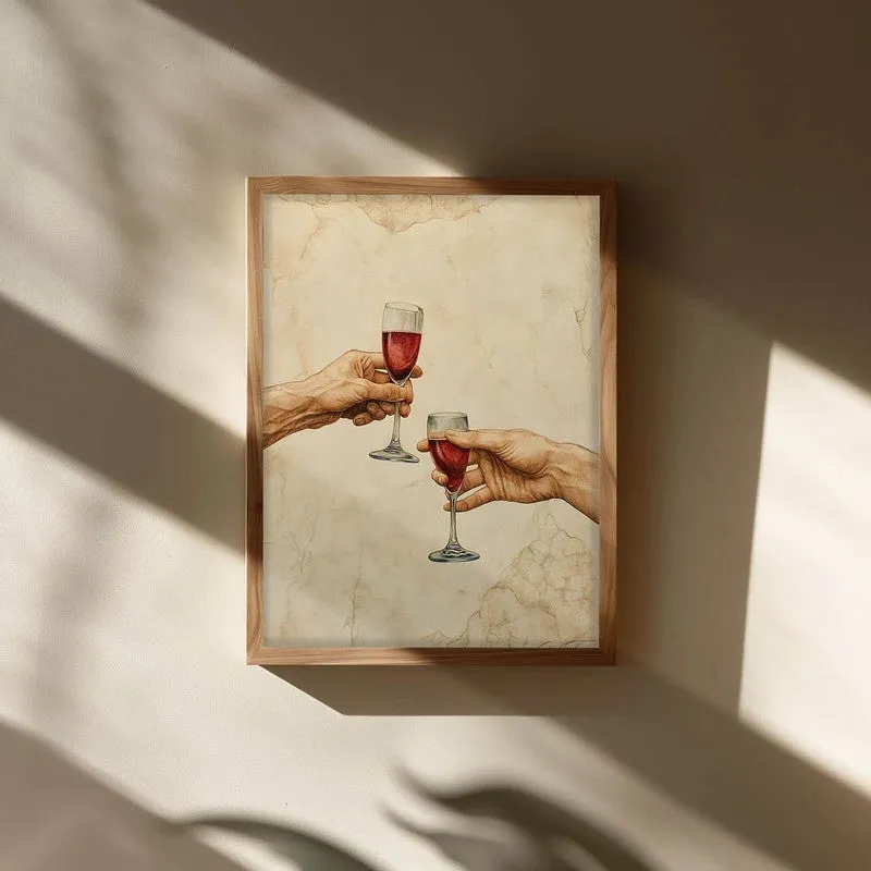 Ros Radiance Archival Canvas Wall Art - Brown media 3