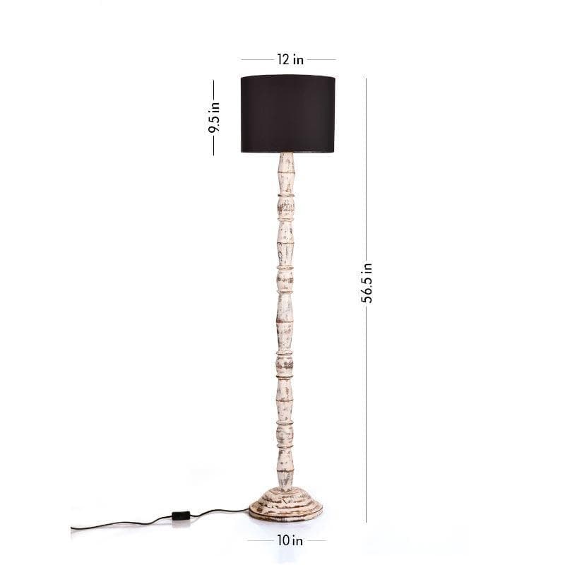 Classic Chic Antique Stand Floor Lamp - Black media 4