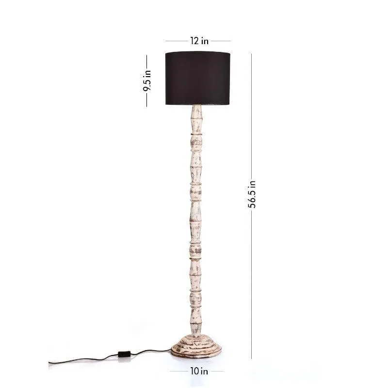 Classic Chic Antique Stand Floor Lamp - Black media 4