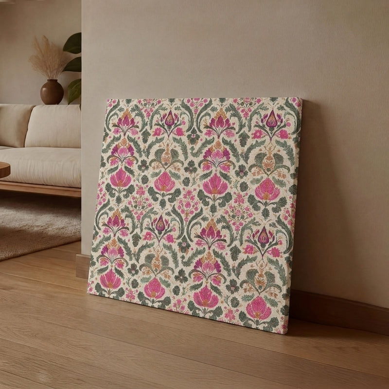Floral Pulse Canvas Wall Art