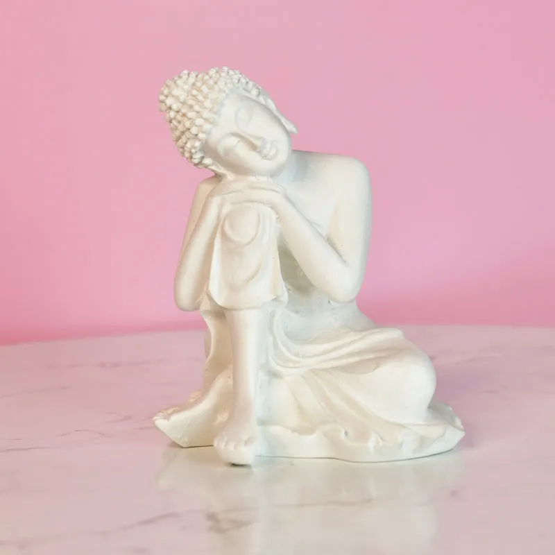 Thinking Buddha Resin Idol media 6
