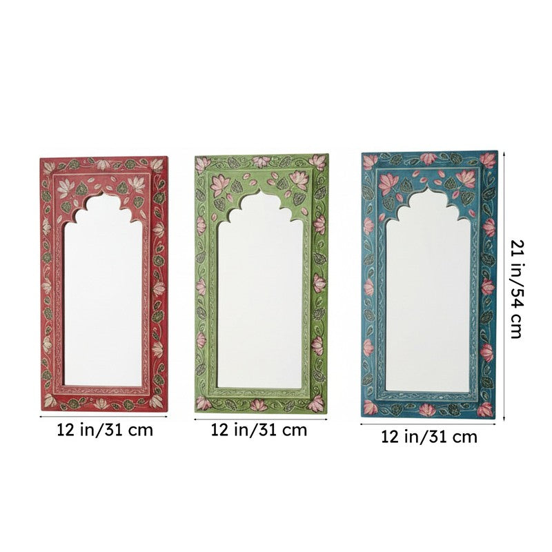 Aranya Bloom Wall Mirror - Set Of Three media 9
