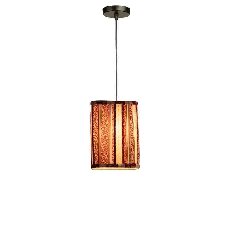 Striped Candy Fabric Ceiling Lamp media 4