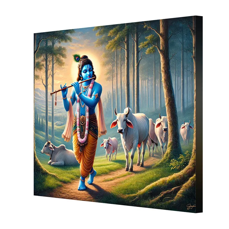 Govardhana Poly Canvas Wall Painting media 5