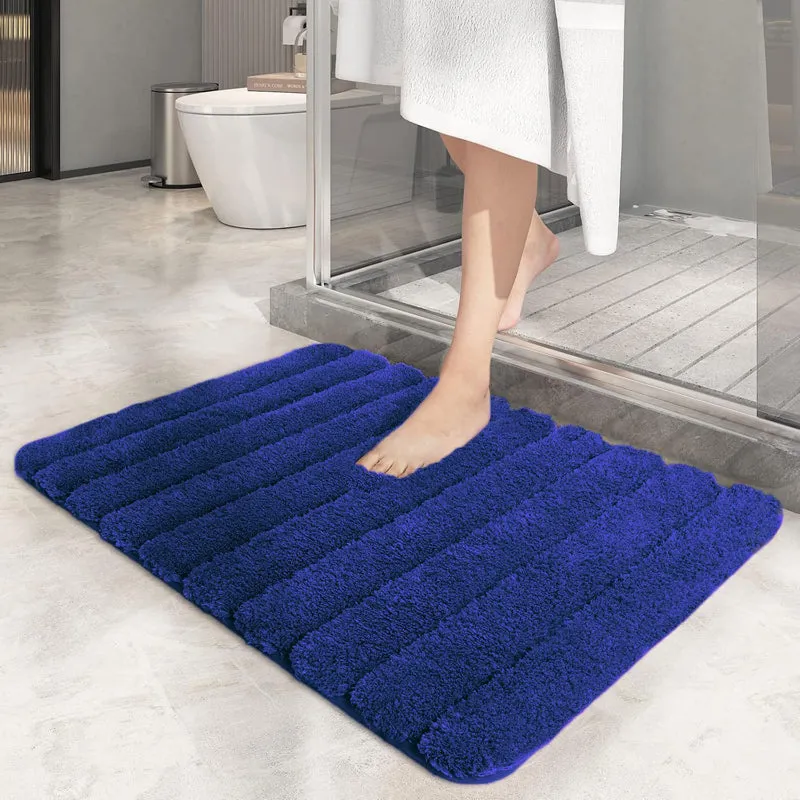 Toronto Touch Microfiber Bath Mat - Blue media 1