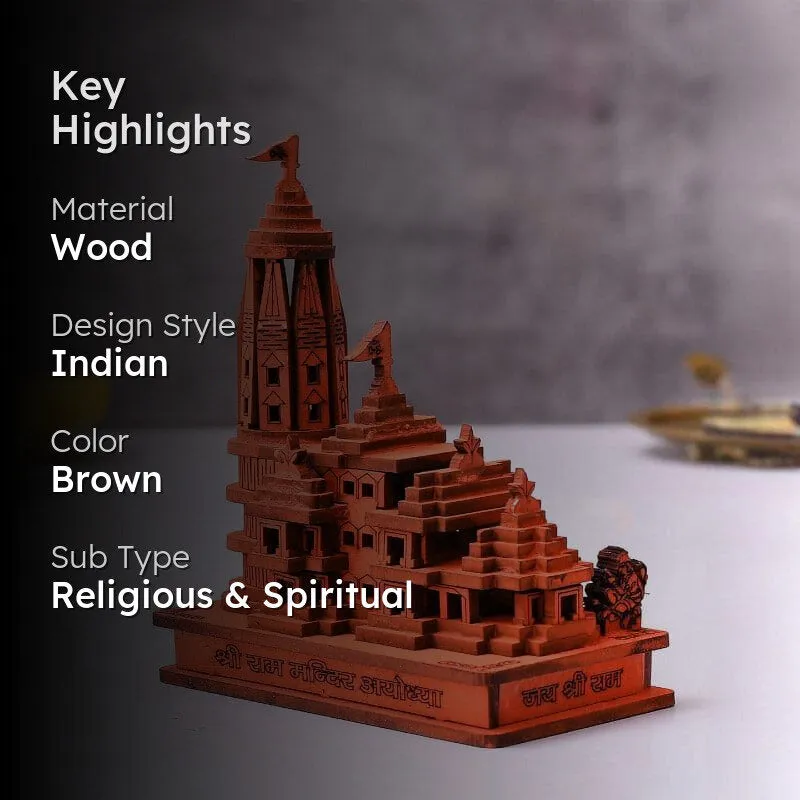 Divine Ram Mandir Showpiece media 2