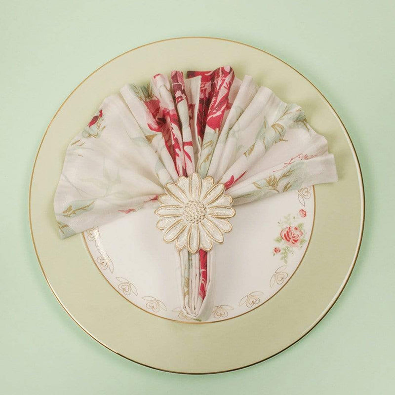 Flower Bloom Napkin Ring - Set Of 6 media 4