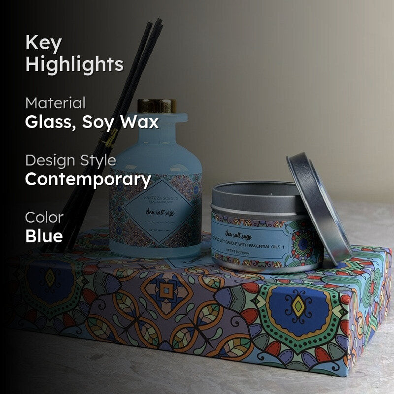 Air Bloom Reed Diffuser (Blue) - Set Of Three media 2