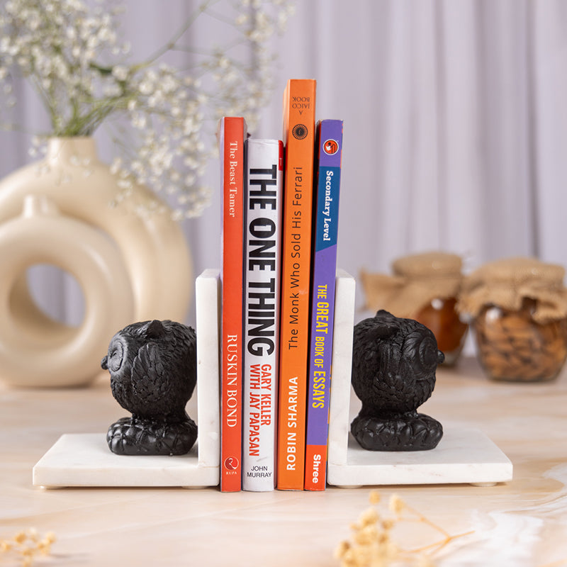 Veritas Marble Book End - Set Of Two media 4