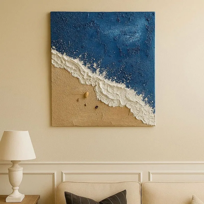 Textured Bloom Handmade Canvas Wall Painting media 10