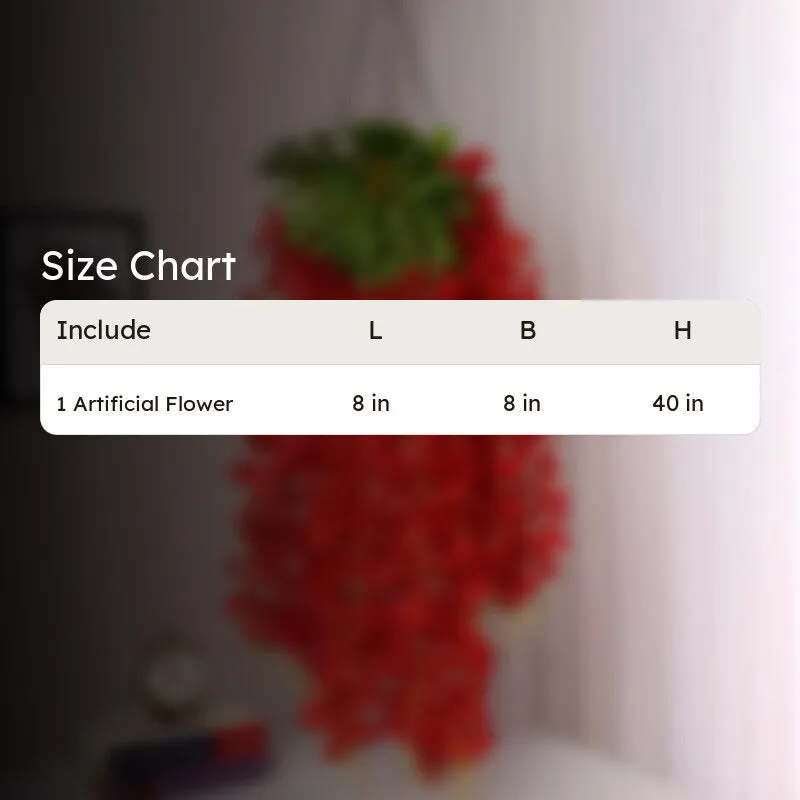 Perenna Artificial Orchid Bunch - Red media 5