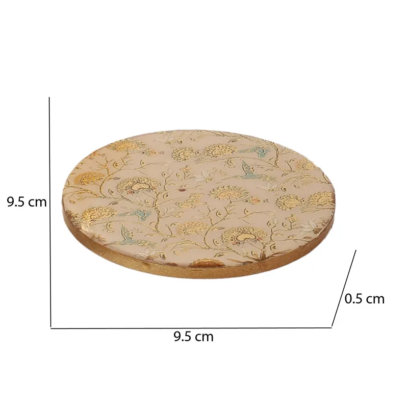 Blossom Glow Wooden Coasters with Stand - Seven Piece Set media 6