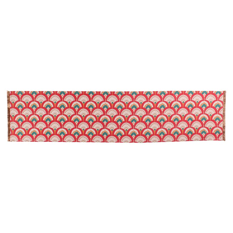 Mysore Mayoor Cotton Table Runner - Blue media 3
