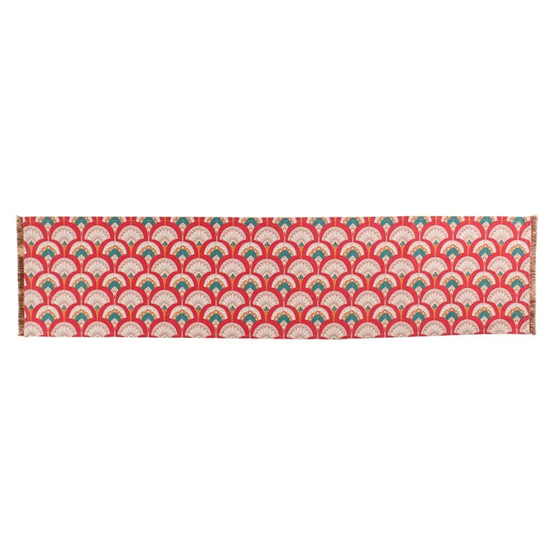 Mysore Mayoor Cotton Table Runner - Blue media 3