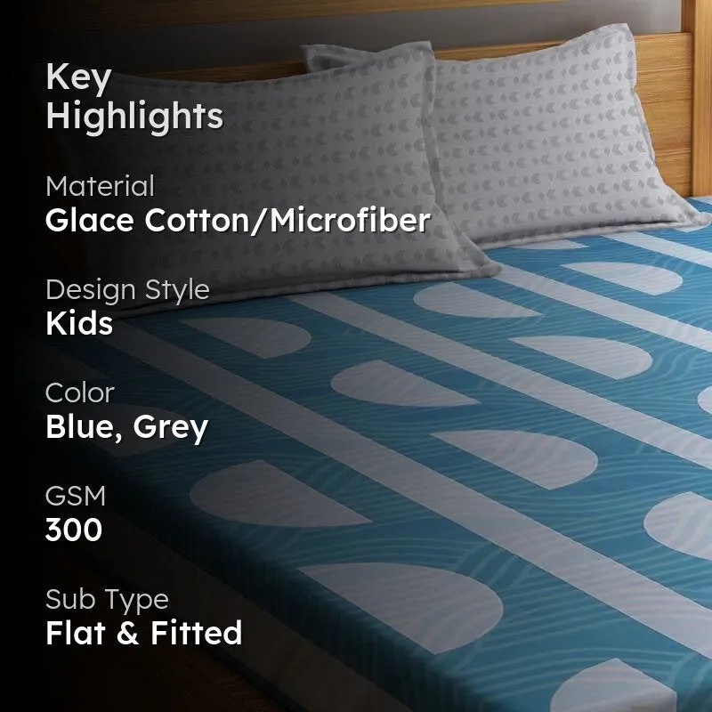 Quirky Medley Microfiber Bedsheet - 300 GSM media 2