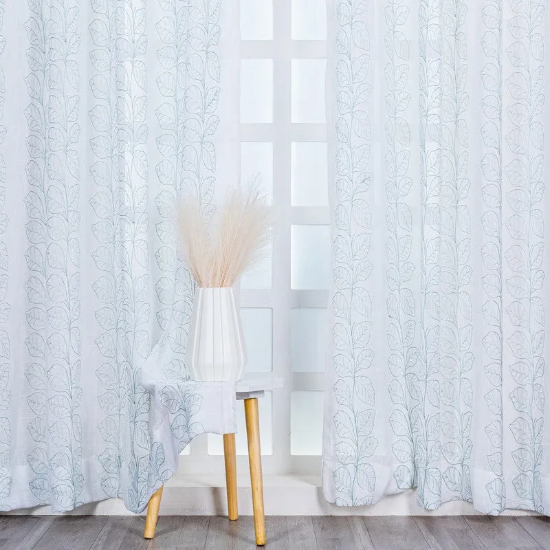 Avyra Fluid Pattern Curtain - Set Of Two media 1