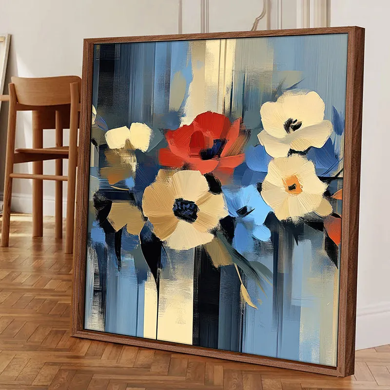 Poppies Of Dreams Wall Art With Frame - Brown media 2