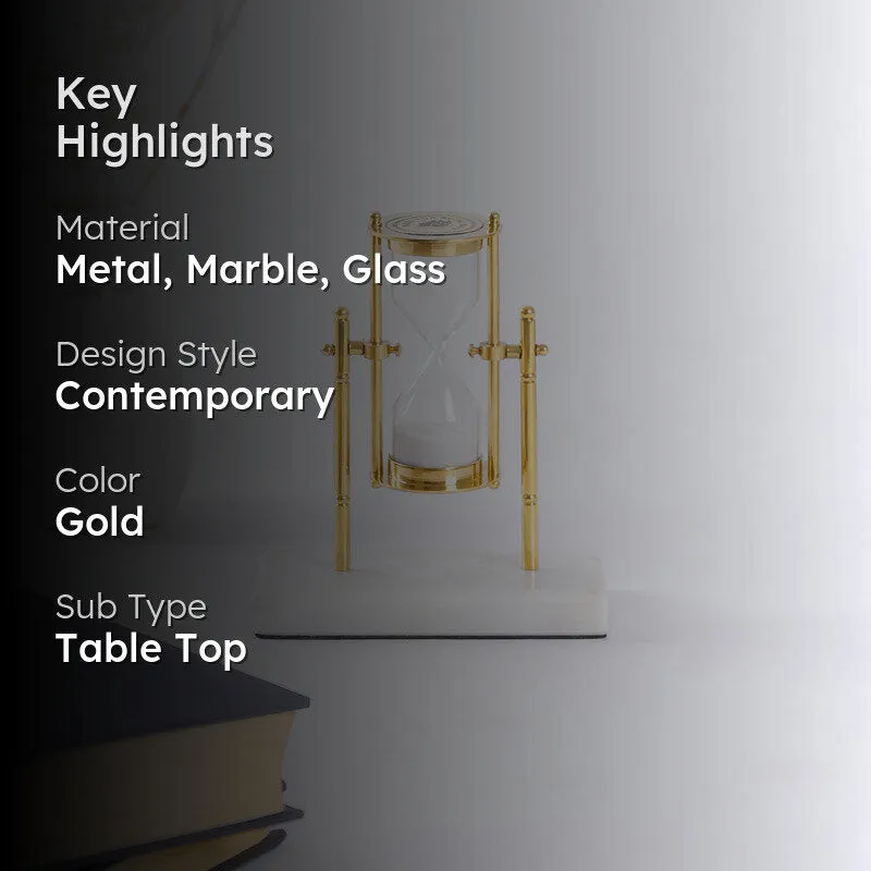 Marble II Hourglass Showpiece media 2