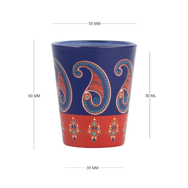 Paisley Praise Shot Glass (30 ml) - Set Of Four media 3