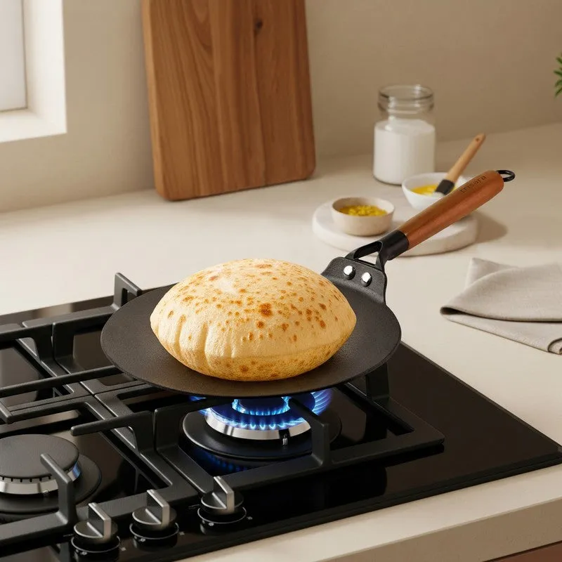 Embassy Griddlepro Matte Finish Cast Iron Roti Tawa media 4