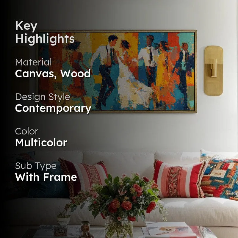 Swinglet Canvas Wall Painting With Frame media 2