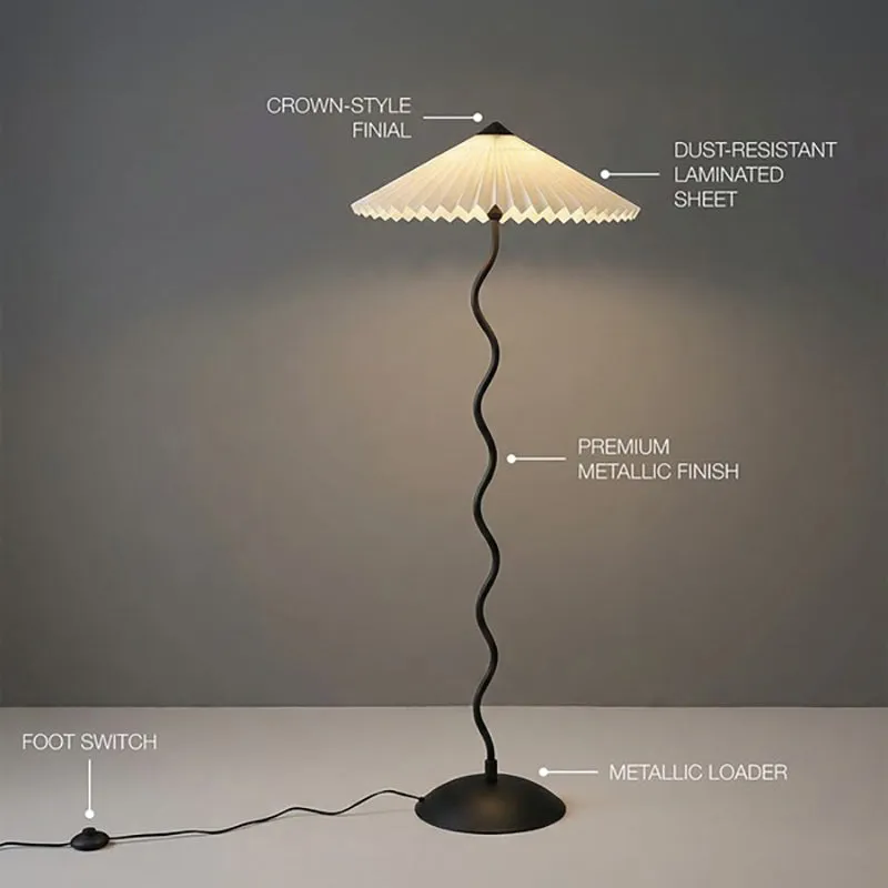 Fig Living Wavy Floor Lamp media 7