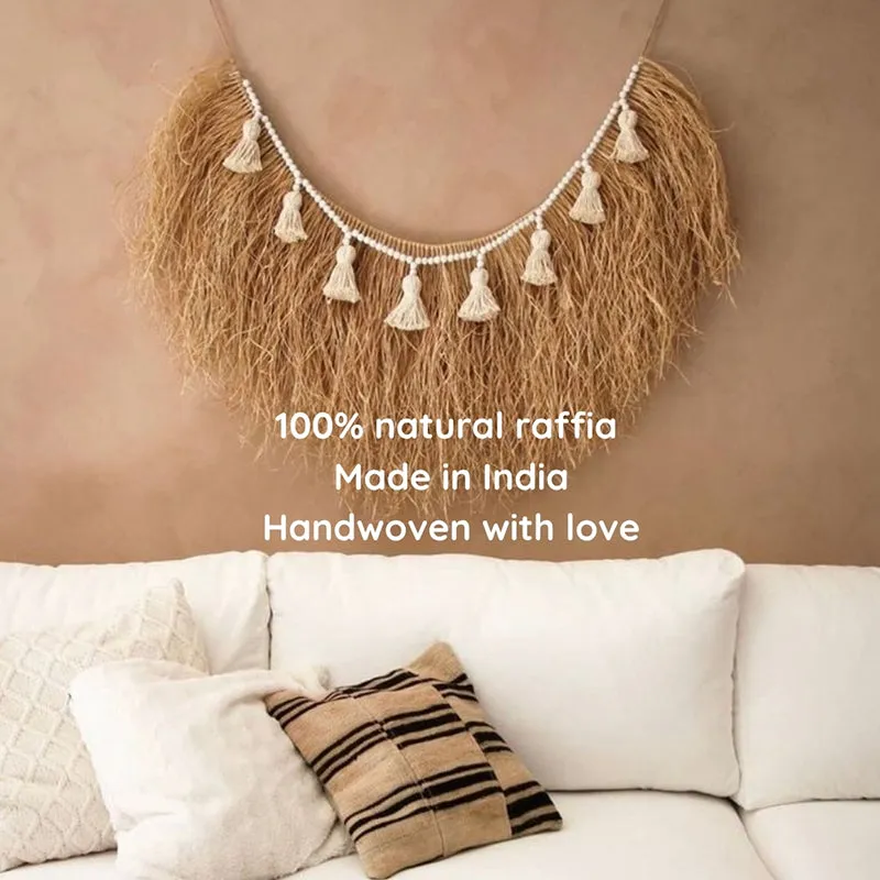 Boheime Weave Raffia Wall Accent media 4