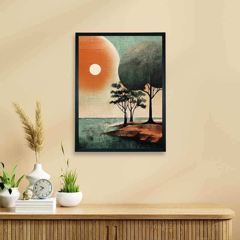 Serene Riverside Canvas Wall Art
