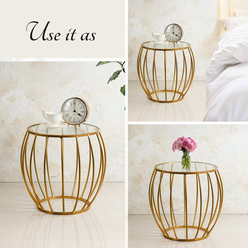 Merha Round Accent Table - Set Of Two media 3