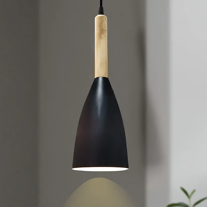 Mistry Metal Cone Ceiling Lamp - Black media 1