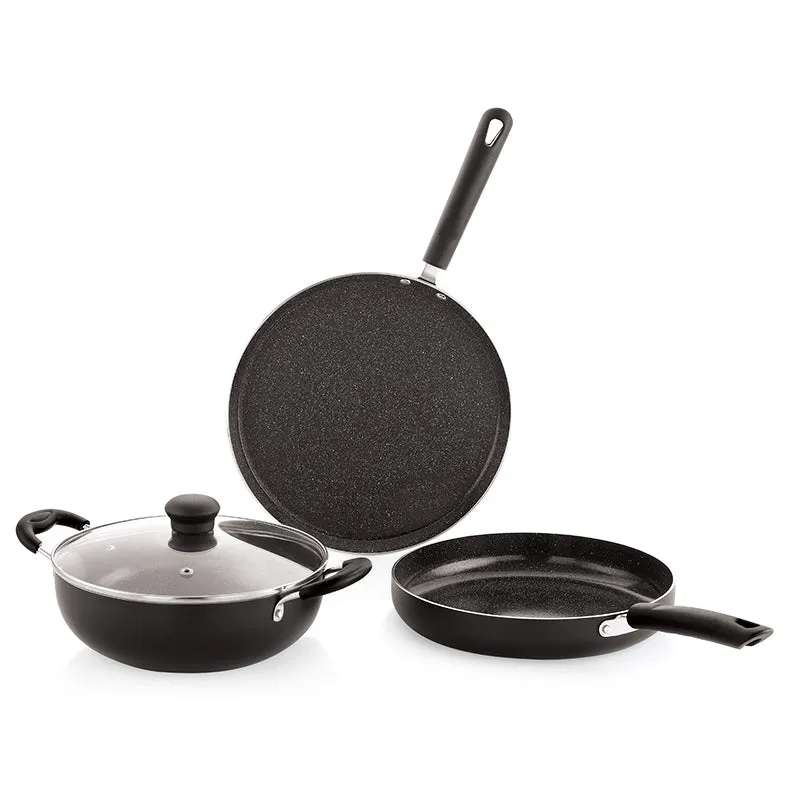 Nirlon Ceramic Coating Cookware Set media 1