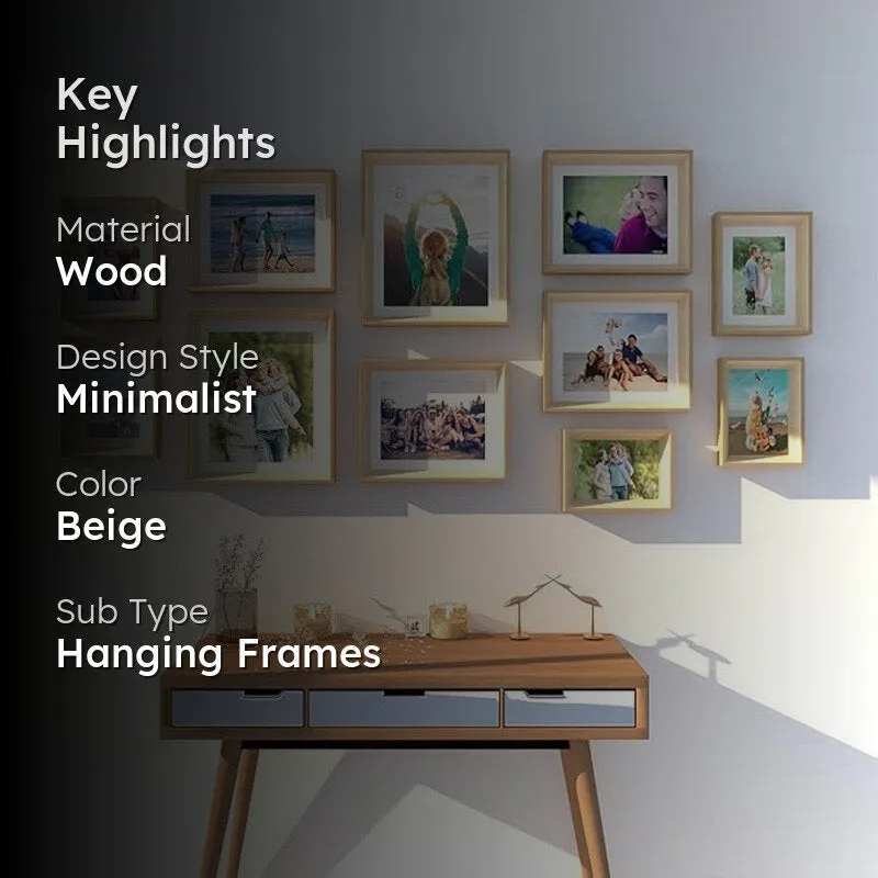 Portio Wooden Photo Frame - Set of Eleven media 2