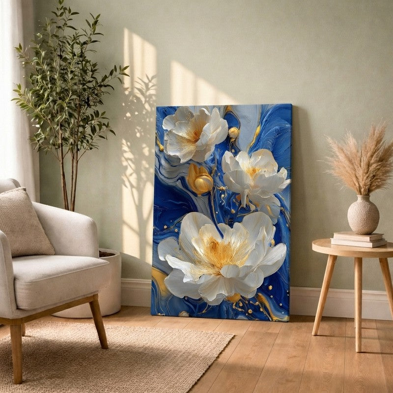 PetalCharm Flower Canvas Wall Art