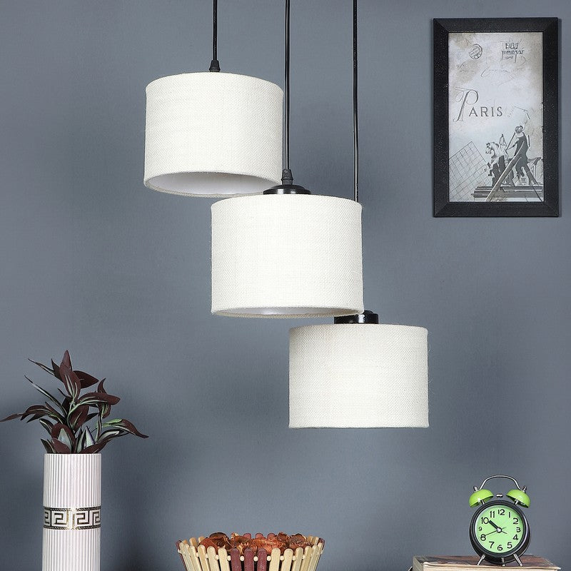 Lumera Drift Metal Ceiling Lamp - White media 3
