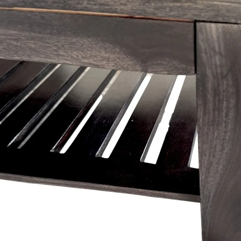 Alvero Sheesham Wooden Center Table - Brown media 5