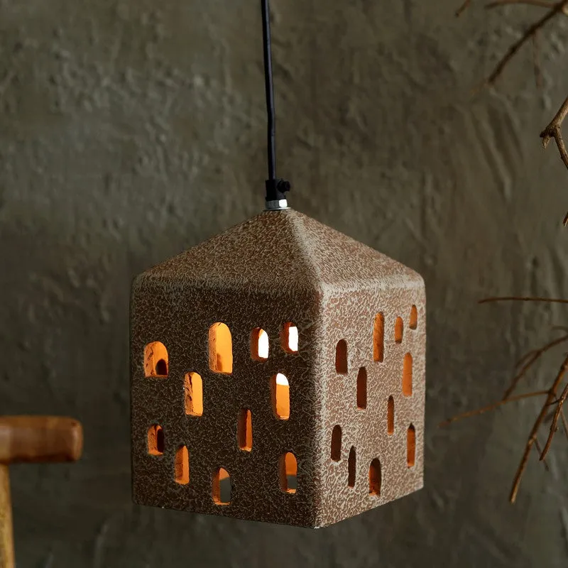 Orange Tree Flinstone Ceiling Lamp media 1