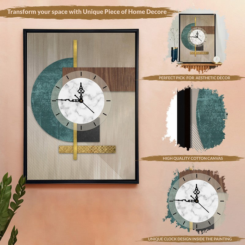 Geowave Wall Art With Clock media 6