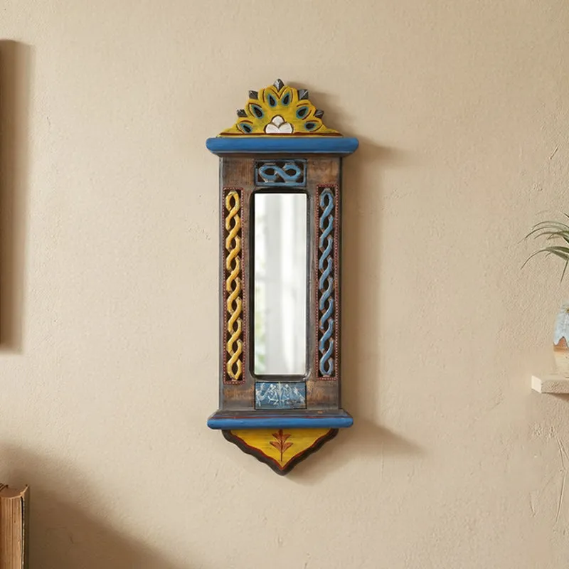 Raamya  Handcrafted Rectangle Jharokha Mirror - 1