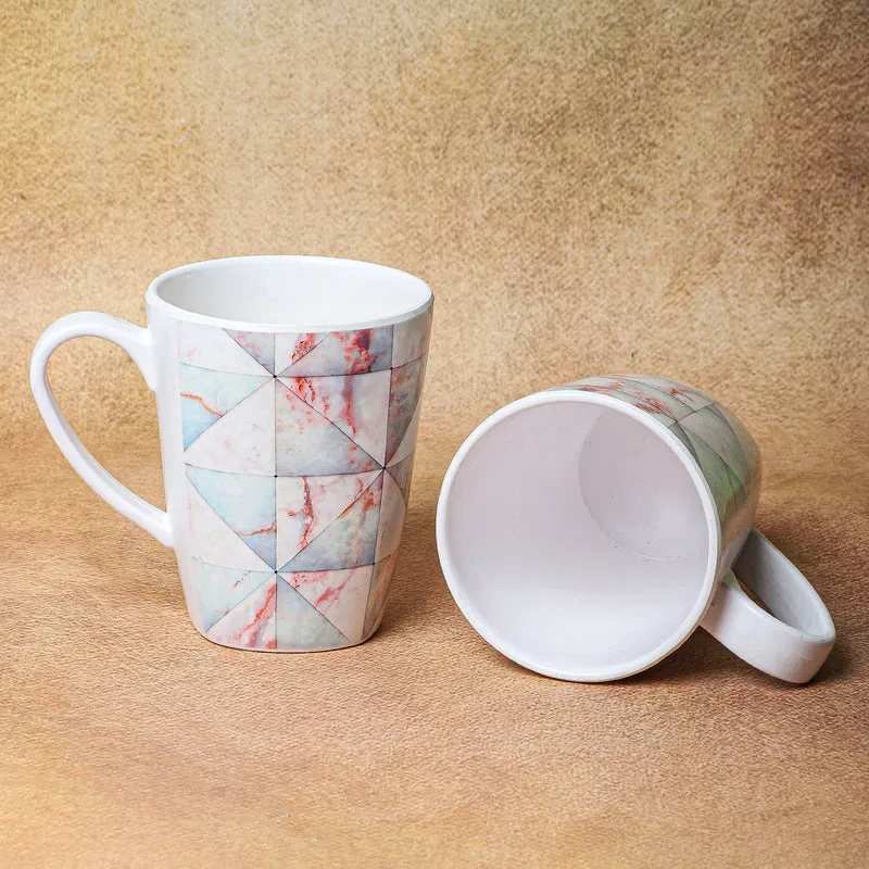 Marbled Melamine Coffee Mug (450 mL Each) - Set of Two media 4