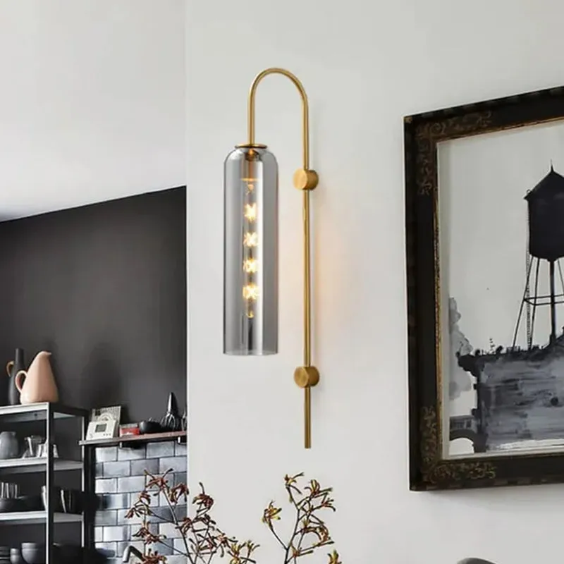 Loft Drop Metal & Glass Wall Lamp media 6