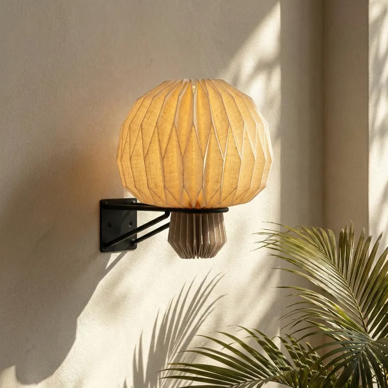 Fig Living Amber Linen Sconce media 6