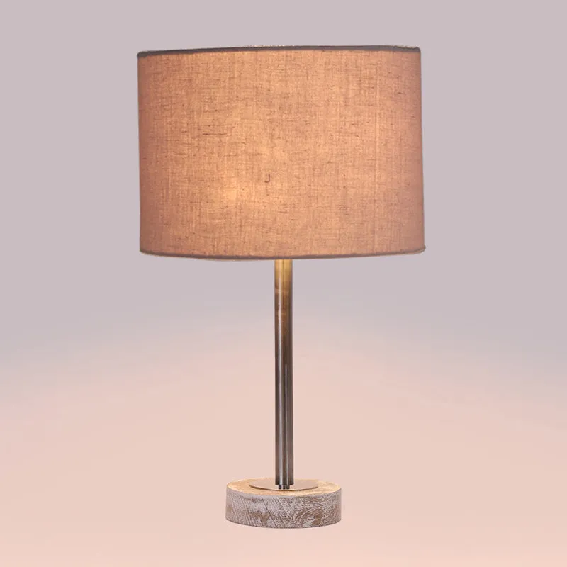 Cotin I Rodin Wooden Table Lamp - Grey,Silver,White media 5
